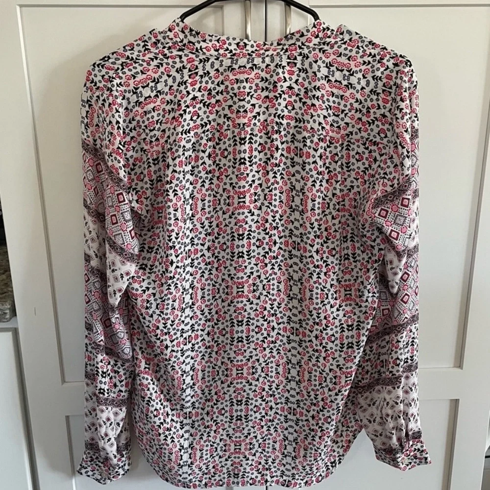 LOFT Multicolor Patterned Blouse - Picture 4 of 6
